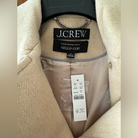 J. Crew Petite Warwick topcoat in Italian stadium-cloth wool blend - Picture 4 of 5